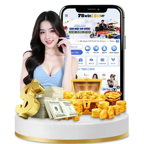 Trò chơi nổ hũ với biểu tượng tiền thưởng